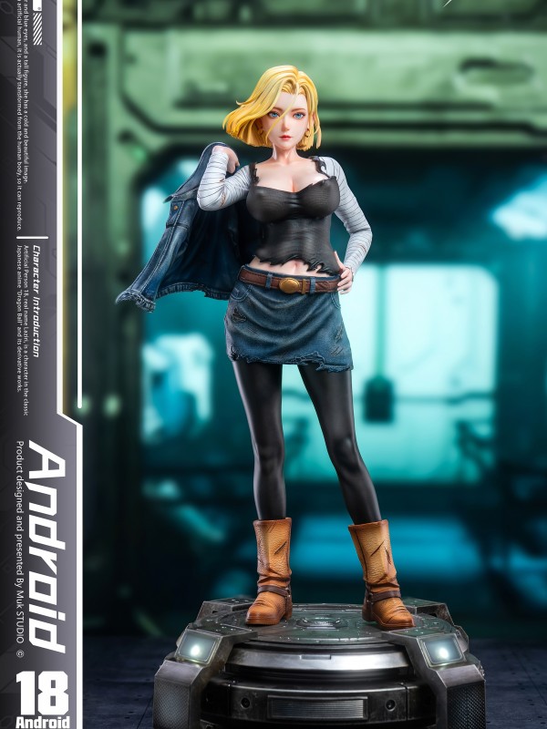 MUK Studio Dragon Ball Android 18 Femme Fatale Hot Sexy 1/4 Statue